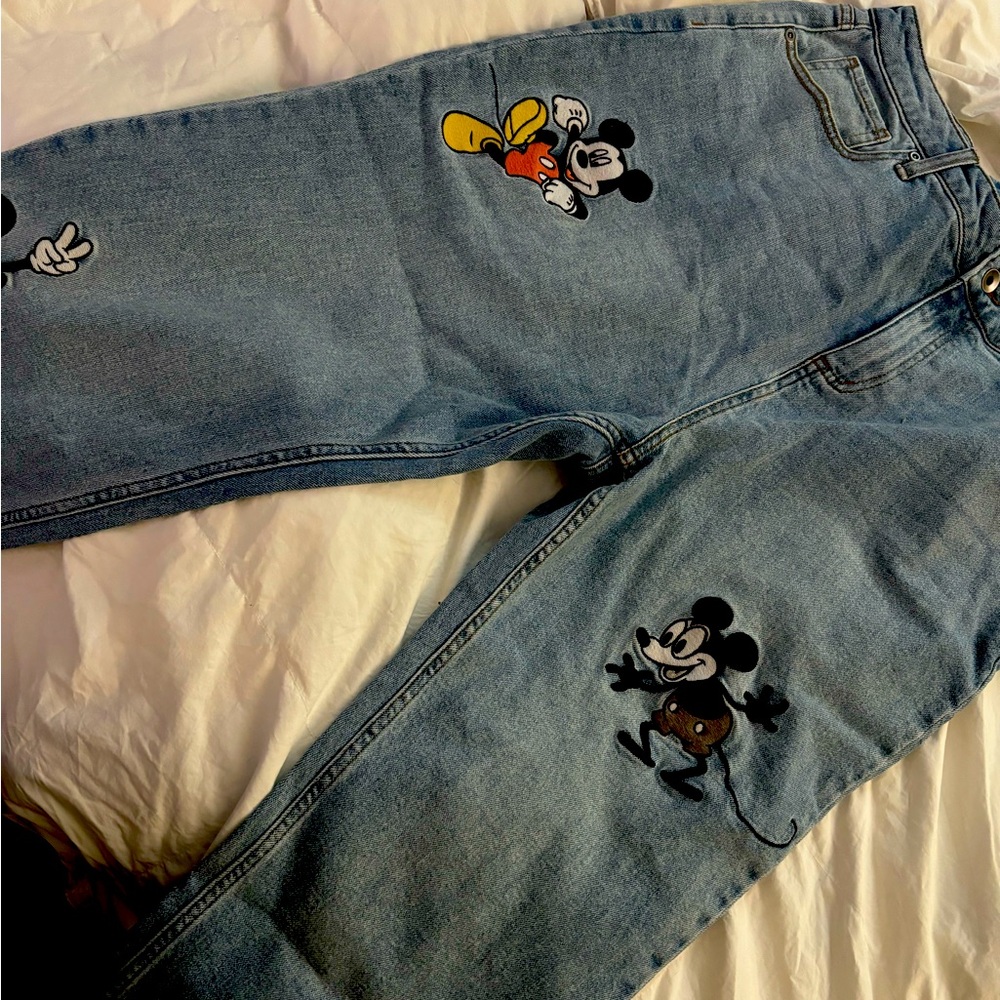 Disney Mickey Mouse Jeans HOT TOPIC